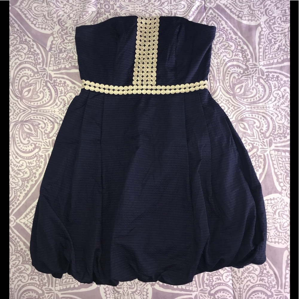 {Lilly Pulitzer} Strapless Dress